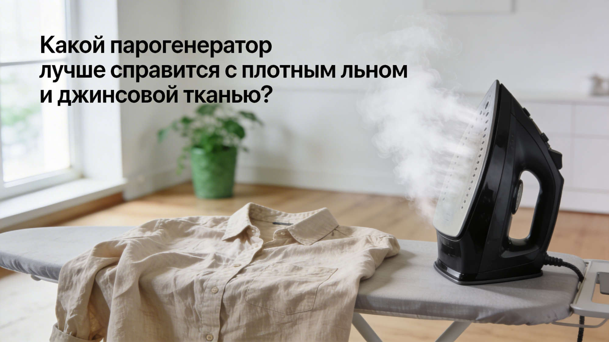 Какой парогенератор лучше справится с плотным льном и джинсовой тканью? Какой парогенератор лучше справится с плотным льном и джинсовой тканью?