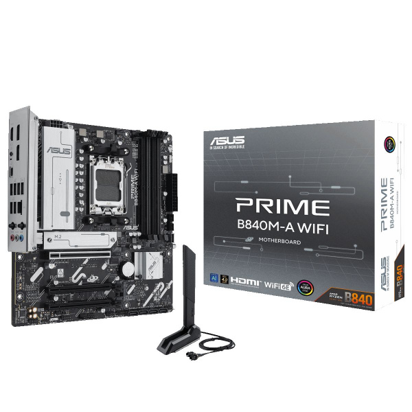 Материнская плата ASUS PRIME B840M-A WIFI, RTL (90MB1J20-M0EAY0)