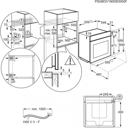 Духовой шкаф Electrolux OEE5C61Z