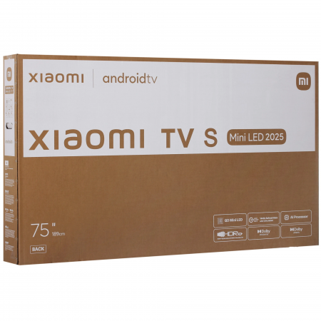 Телевизор Xiaomi TV S Mini 75 (L75MA-SPLRU) 75 дюймов hd 4k led tv - купить в Москве