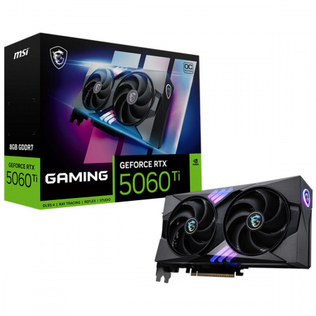 Видеокарта MSI NVIDIA GeForce RTX 5060 Ti 8G Gaming (G506T-8G) RTX 5060 TI 8G GAMING