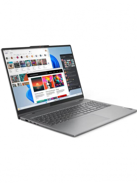 Ноутбук Lenovo IdeaPad 5 2-in-1 16AHP9, 15.6", (2048x1280) OLED/AMD Ryzen 7 8845HS/16 ГБ DDR5/512 ГБ SSD/AMD Radeon Graphics/Windows 11 Pro, (83DS003WRK)