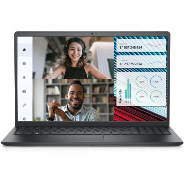 Ноутбук Dell Vostro 3520 15.6", (1920x1080) IPS 120 Гц/Intel Core i3-1215U/16 ГБ DDR4/512 ГБ SSD/Intel UHD Graphics/Без системы, (HDL5A91028W)