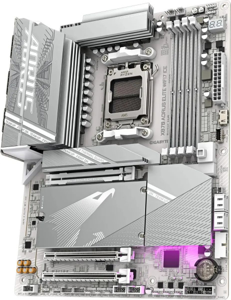 Материнская плата Gigabyte X870E AORUS ELITE WIFI7 ICE, RTL