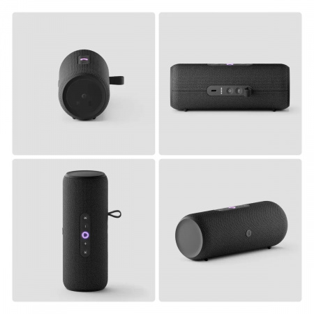 Умная колонка Яндекс Станция Стрит с Алисой на YaGPT (YNDX-00030BLK), 30Вт, чёрный