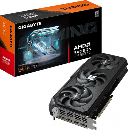 Видеокарта Gigabyte AMD Radeon RX 9070 GAMING OC 16GB (GV-R9070GAMING OC-16GD) RX 9070 GAMING OC 16G