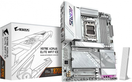 Материнская плата Gigabyte X870E AORUS ELITE WIFI7 ICE, RTL