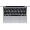 Ноутбук Apple MacBook Air A2337 M1 8 Core 3.2ГГц, 8-ядерный 13.3", IPS (2560x1600), 8Gb, SSD256ГБ, Mac OS, серый космос (MGN63CH/A)