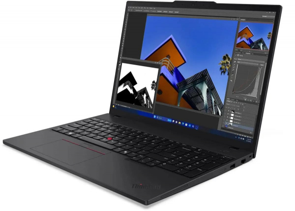 Ноутбук Lenovo ThinkPad T16 G3, 15.6", (1920x1200) IPS/Intel Core Ultra 5 125U/16 ГБ DDR5/512 ГБ SSD/Intel Graphics/Windows 11 Pro, (21MQS0T500)
