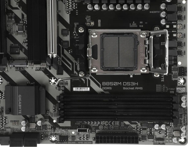 Материнская плата Gigabyte B850M DS3H, RTL
