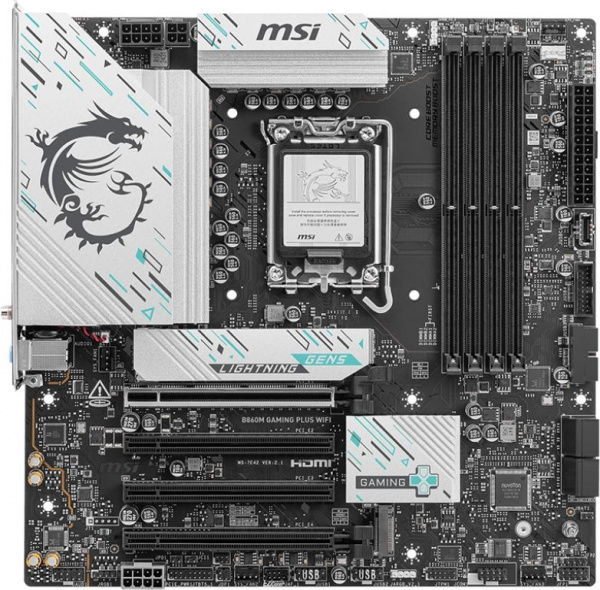 Материнская плата MSI B860M GAMIMG PLUS WIFI, RTL