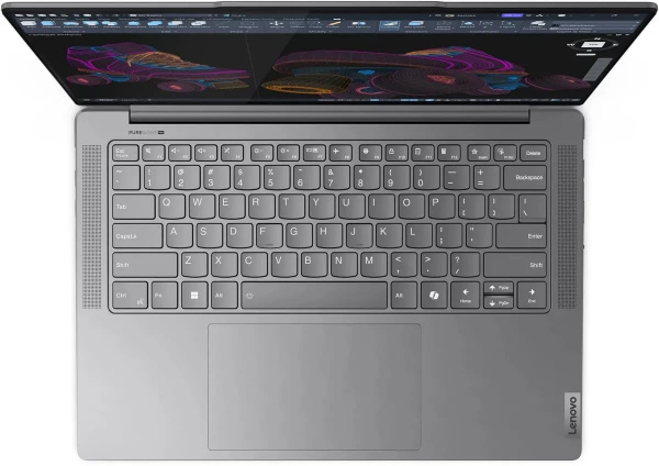 Ноутбук Lenovo Yoga Pro 7 14AHP9, 14.5", (3072x1920) IPS 120 Гц/AMD Ryzen 7 8845HS/16 ГБ DDR5/512 ГБ SSD/AMD Radeon GraphiCs/Windows 11 Pro, (83E30035RK_Win11P)