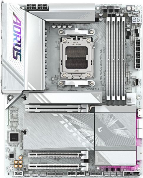 Материнская плата Gigabyte X870E AORUS ELITE WIFI7 ICE, RTL
