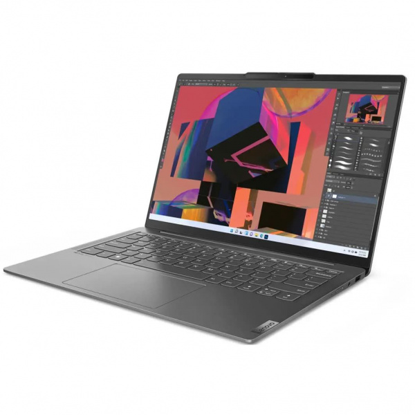 Ноутбук Lenovo Yoga Slim 6 14IRH8, 14", (1920x1200) OLED/Intel Core i5-13500H/16 ГБ LPDDR5X/512 ГБ SSD/Intel Iris Xe Graphics/Windows 11 Home, (83E00058RU)