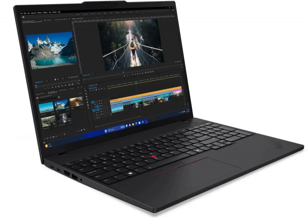 Ноутбук Lenovo ThinkPad T16 G3, 15.6", (1920x1200) IPS/Intel Core Ultra 5 125U/16 ГБ DDR5/512 ГБ SSD/Intel Graphics/Windows 11 Pro, (21MQS0T500)